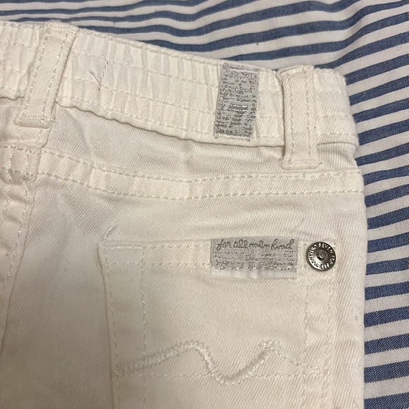 7 for all mankind white jeans - Picture 3 of 4